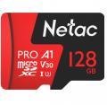 NETAC P500 EXTREME PRO MICROSD 128G W/ADAPTOR MEMO